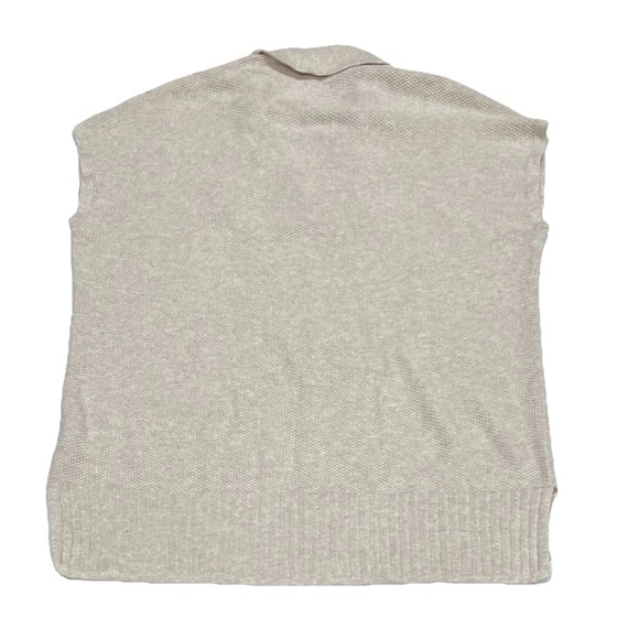 Lilla P Tunic Shawl Collar Cotton Modal Size P/S Neutral Beige - Picture 2 of 9